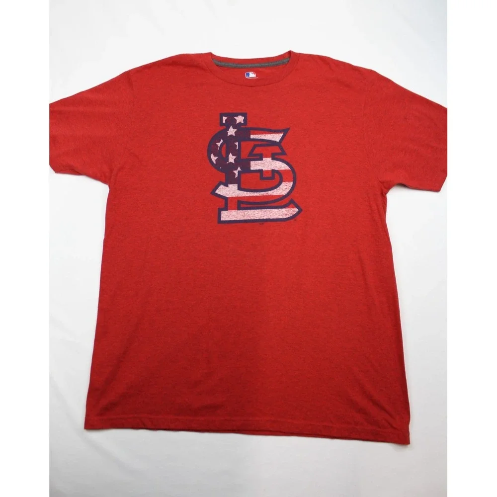 St. Louis Cardinals Men's S XLarge Logo T-SHIRT Ring spun Soft MLB Baseball